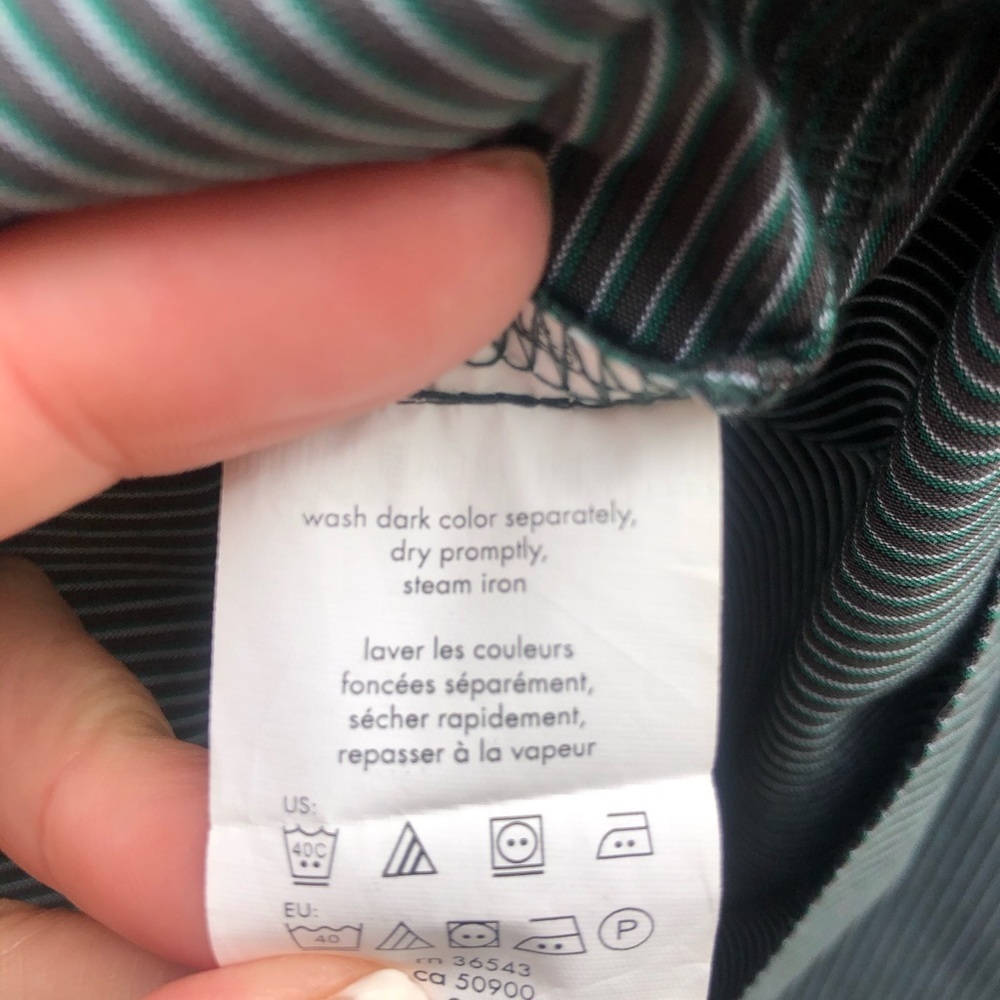 Vanhussen green button down - Picture 6 of 6
